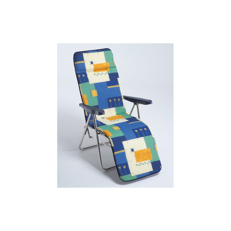 SILLON RELAX 5 POSICIONES 3 Cm ALUMINIO