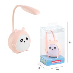 LAMPARA LED PANDA ROSA