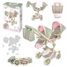 BOTANIC SILLA GEMELAR PLEGABLE MULTIPOSICION 42x55x91 CM