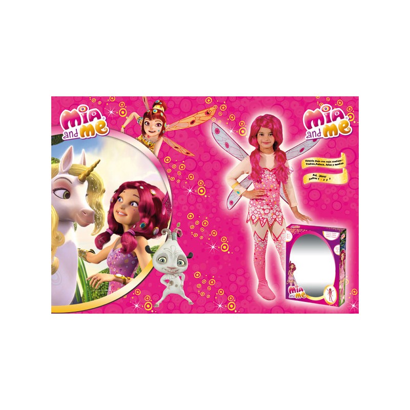 DISFRAZ INFANTIL MIA & ME EN CAJA T.9-11 AÑOS