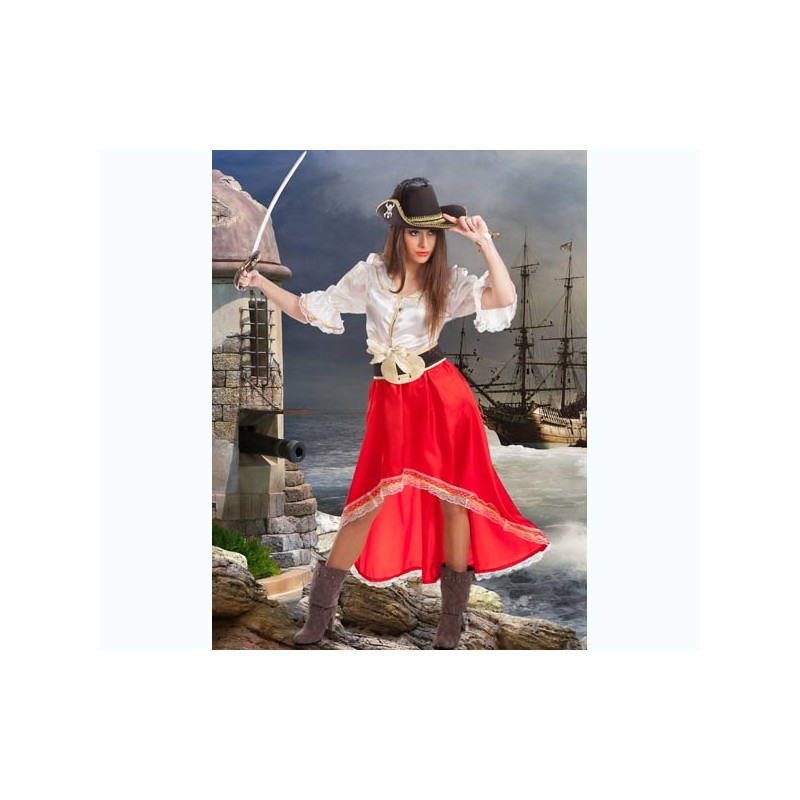 DISFRAZ ZINGARA ROJA ADULTO T.M