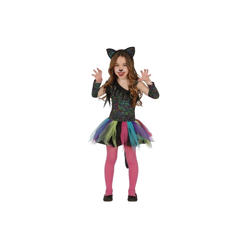 DISFRAZ RAINBOW LEOPARD INF T.5-6 AÑOS