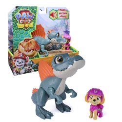 PATRULLA CANINA DINO RUGIENTE + FIGURA SKYE