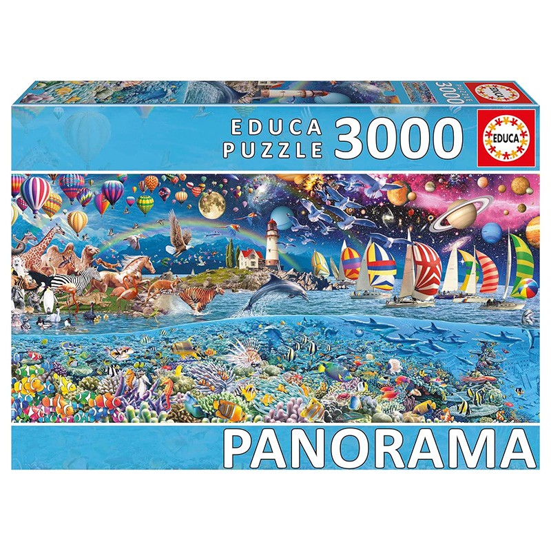 PUZZLE 3000P VIDA EN LA COSTA PANORAMA
