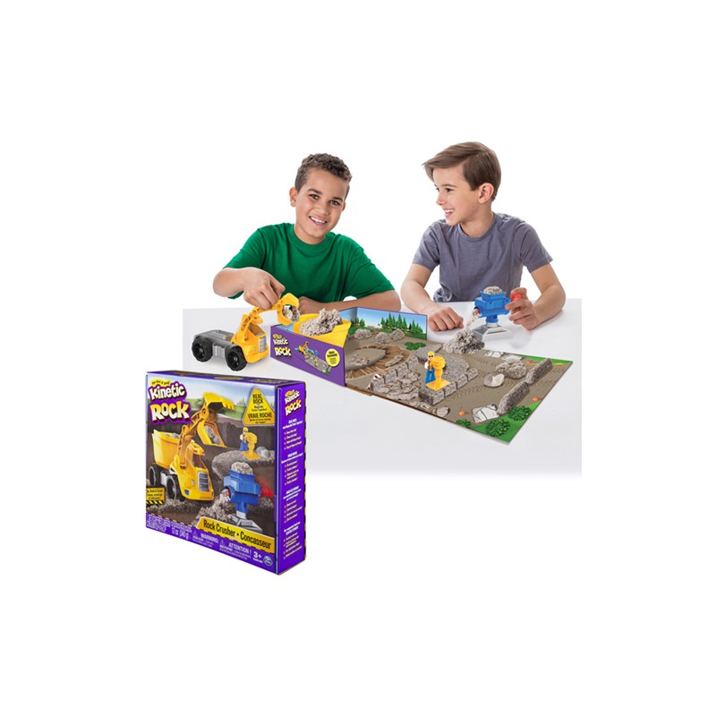 KINETIC SAND ROCK PLAYSET TRITURADORA