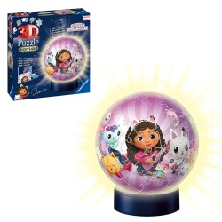 PUZZLE 3D BALL 72P NIGHTLAMP GABBYS