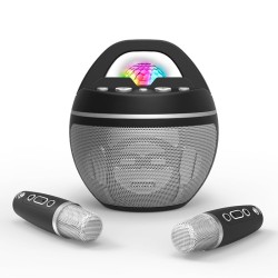 SPEAKER KARAOKE PARTY BALL 2 WIRELESS MICROS 40 WATT
