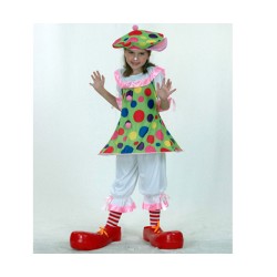 DISFRAZ INFANTIL PAYASA ARO (TALLA 10-12)