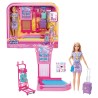 BARBIE MALIBU CON SET DE JUEGO RETIRADA DE EQUIPAJE