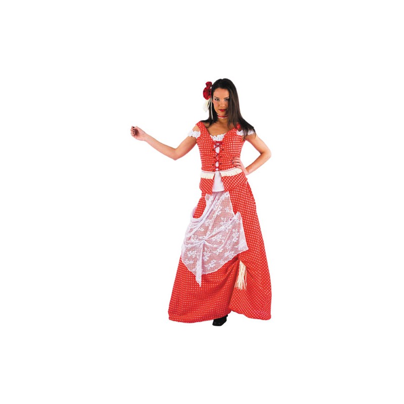 DISFRAZ ADULTO GRANJERA VERONA (TALLA M)