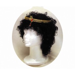DIADEMA EGIPCIA CON SERPIENTE Y RUBIES (CLEOPATRA)