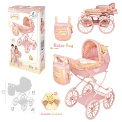 HONEY COCHE DE MUÑECA PLEGABLE 93x80x42
