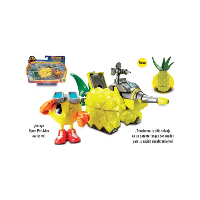 PACMAN TANQUE PIÑA + FIGURA