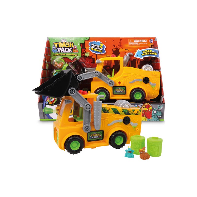 THE TRASH PACK (LOS BASURILLAS) VEHICULO BULLDOZER + 2 FIGURAS
