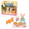 SYLVANIAN SET DE PICNIC HERMANOS ZORRO DEL DESIERTO