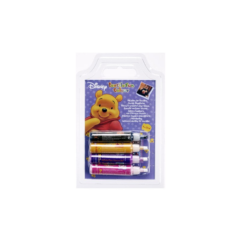 4 FRASCOS TRANSFER WINNIE THE POOH (TEXTIL)