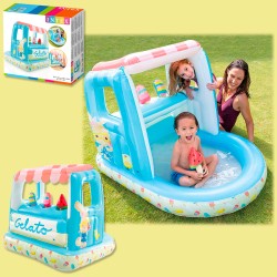 CENTRO DE JUEGOS HELADERIA HINCHABLE CON 3 HELADOS