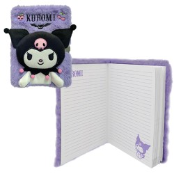 LIBRETA A5 3D PLUSH HELLO KUROMI