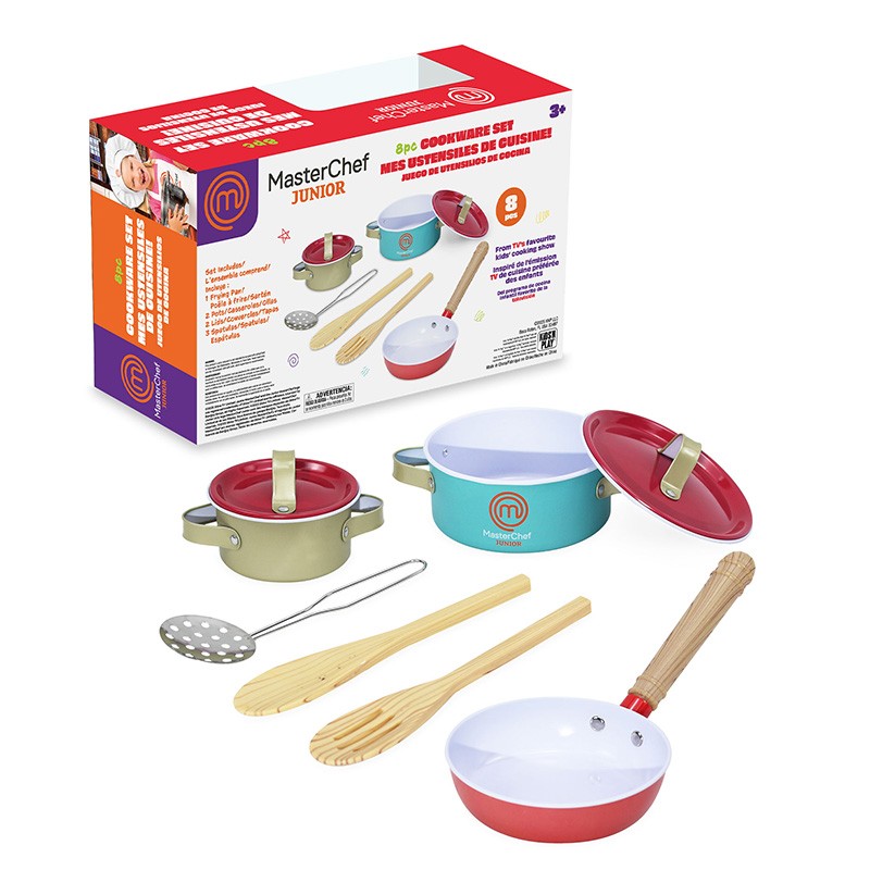 MASTERCHEF JR SET 8 ACCESORIOS DE METAL PARA COCINA
