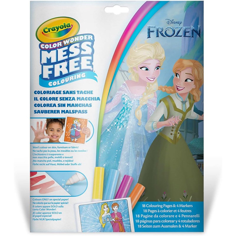 COLOREA SIN MANCHAS COLOR WONDER FROZEN