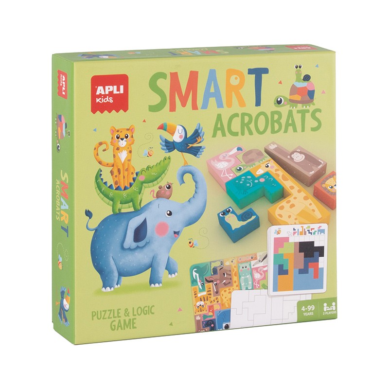 JUEGO DE LOGICA DE MADERA SMART ACROBATS 25 PZAS