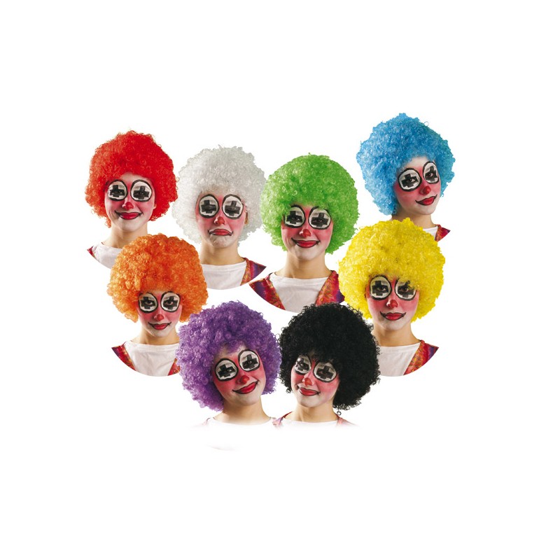PELUCA ADULTO RIZO (VARIOS COLORES - SE VENDEN POR SEPARADO)