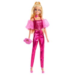 BARBIE DELUXE METALLIC MUÑECA CON CORSET ROSA