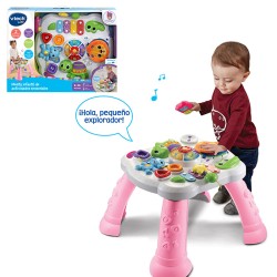 MESITA INFANTIL DE ACTIVIDADES SENSORIALES ROSA