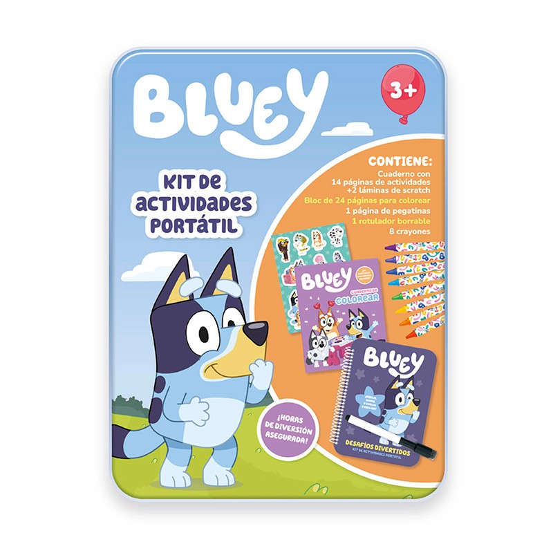 KIT DE ACTIVIDADES PORTATIL- BLUEY