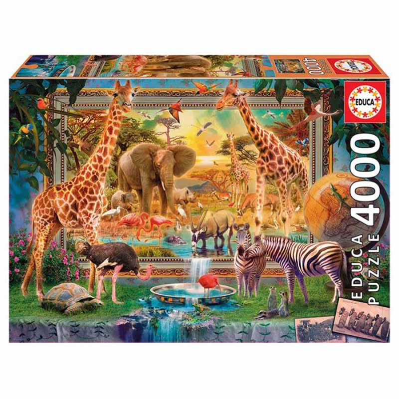 PUZZLE 4000P VOLVIENDO DE LA SABANA