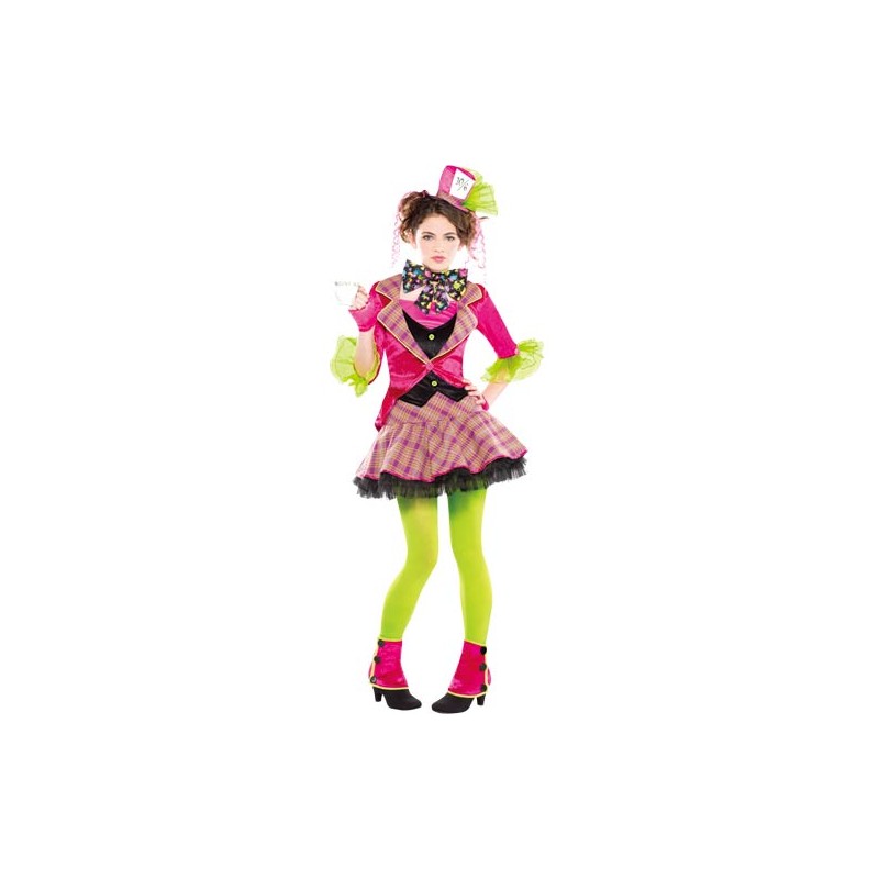 DISFRAZ INFANTIL SOMBRERERA LOCA CHICA TALLA 14-16