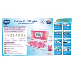 PORTATIL GENIO XL BILINGÜE ROSA
