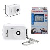MINI CAMARA DIGITAL LLAVERO WHITE CON MEMORIA FLASH INCORPORADA
