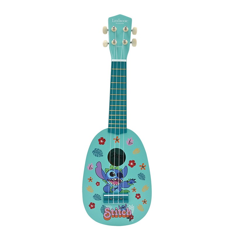 UKELELE DE MADERA STITCH CON CUERDAS DE NYLON