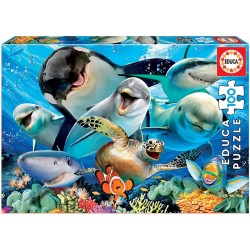PUZZLE 100P SELFIE BAJO EL AGUA