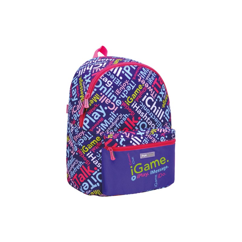 ISTYLE MULTIC.MOCHILA TEEN OURPLE