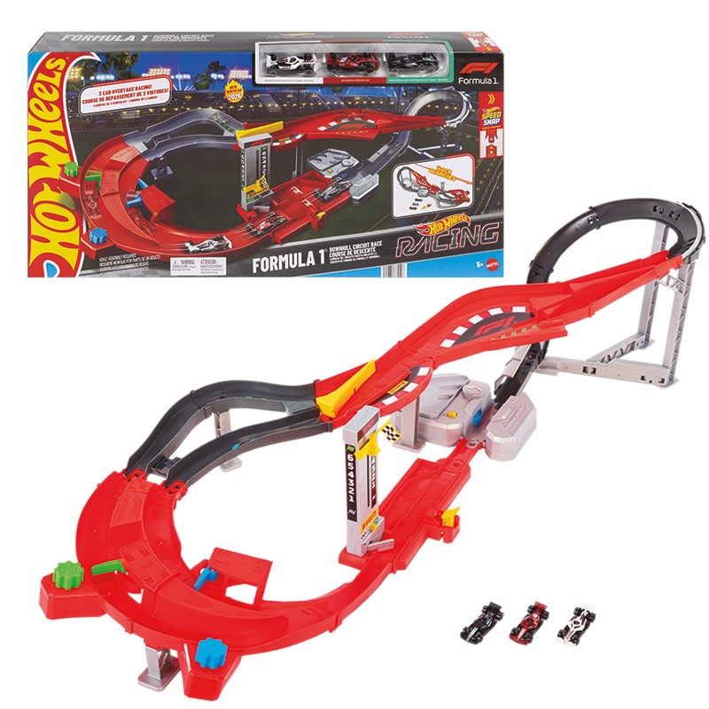 HOTWHEELS RACE PISTA PARA COCHES DE JUGUETE