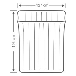 COLCHON CAMPING 127X193X17CM