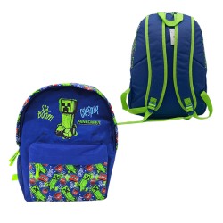MOCHILA AMERICANO MINECRAFT BOOM CREEPER