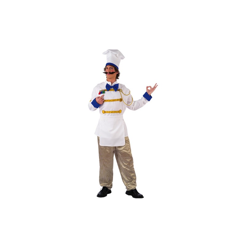 DISFRAZ ADULTO COCINERO RESTAURANTE TALLA L