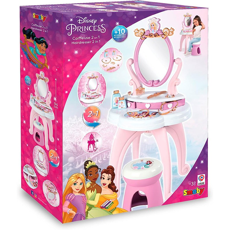 TOCADOR PRINCESAS DISNEY 2 EN 1